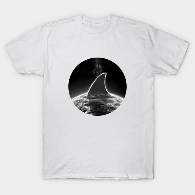 Ocean Planet- monochrome version T-Shirt by aerroscape